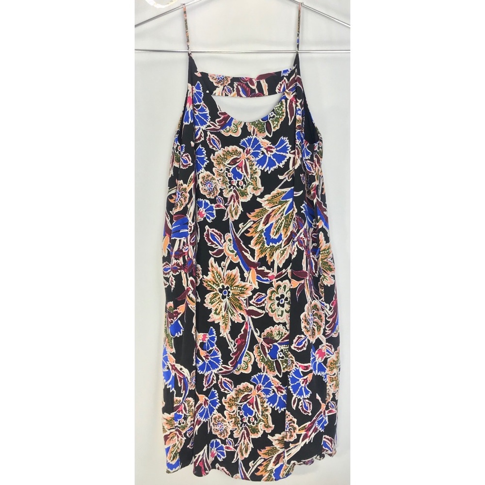 4/$25  Rory Beca 100% silk mini dress. Floral print